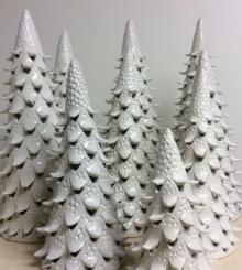 clay holiday trees