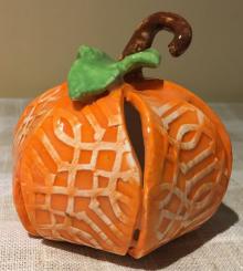 clay pumpkins