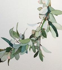 wreath watercolor