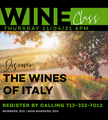 Wine Class | November | Discover the wines of Italy