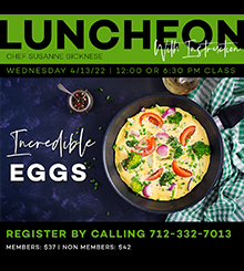 Luncheon with Instruction | April | Incredible Eggs