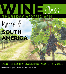 Wine Class | April | South American Wines