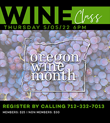 Wine Class | May | Oregon Wine Month
