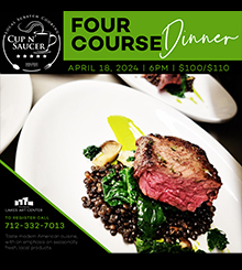 4 Course Cup n’ Saucer Dinner