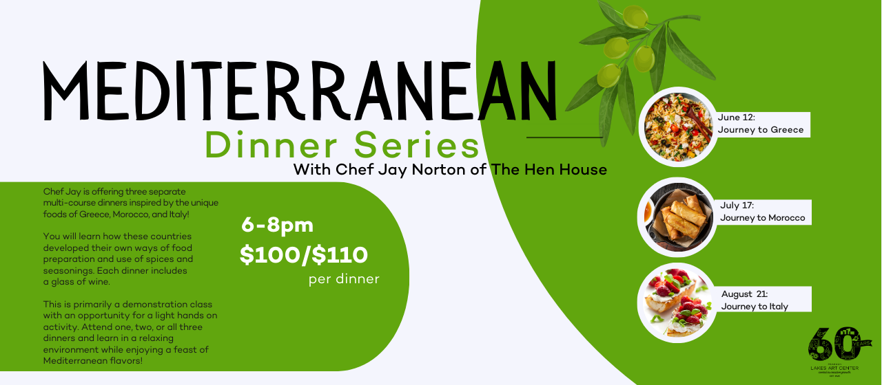 Mediterranean Dinner Series With Chef Jay Norton of The Hen House