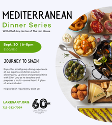 Mediterranean Dinner Series | September 30: Journey to Spain