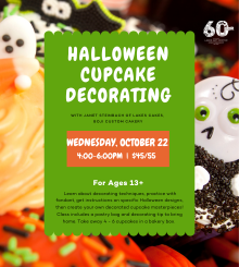Halloween Cupcake Decorating with Janet Steinbach