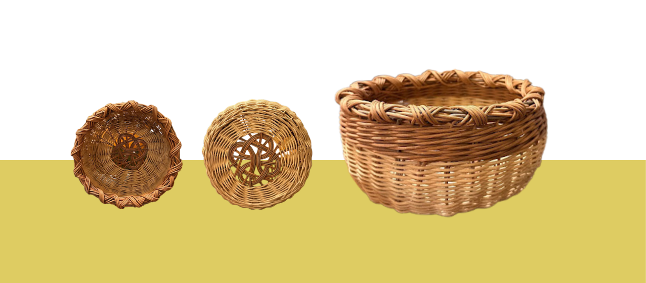 Lucky Weavers: Cloverleaf Basket Weaving