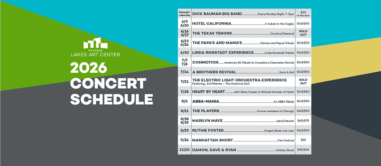 2026 Concert Schedule