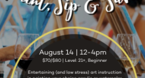 Paint, Sip & Savor With Kris Walker & Kathy McGill