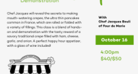 French Crepes with Four de Marie Bakery