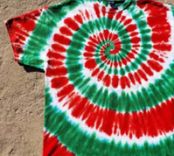 Holiday Tie Dye T-Shirts