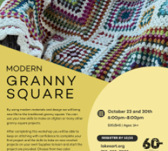Modern Granny Square With Sandie Smith |  October 23 & 30