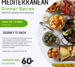 Mediterranean Dinner Series | September 30: Journey to Spain