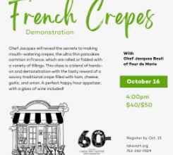 French Crepes with Four de Marie Bakery